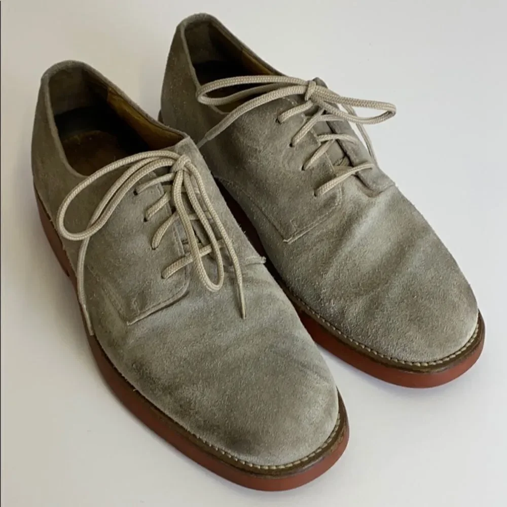 ‎Brooks Brothers Suede Oxford Bucks Shoes B28